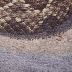 Fruit of the Loom T-Shirt Mens Dont Tread on Me Size Medium Rattlesnake Gray