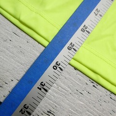 Hanes Cool Dri Shirt Mens XL Hi Vis Neon Yellow Short Sleeve Work