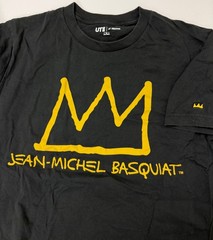 Jean-Michel Basquiat Shirt Medium Crown Pop Art Warhol Dark Slate Gray UNIQLO