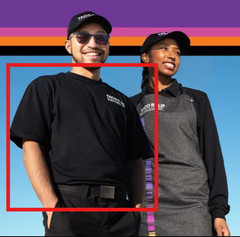 TACO BELL 🌮🔔 Employee Unisex Short Sleeve Screen Print LIVE MAS NiB Uniform