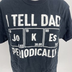 I Tell Dad Jokes Periodically T-Shirt Gift Funny Father’s Day Fun Gag Gift Sz M