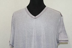 Lucky Brand Sz XXL Light Purple Ombre Venice Burnout Short Sleeve T-Shirt