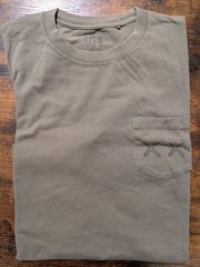Kaws x Uniqlo UT XX Pocket T-shirt Japan Size Small Olive Green 2016