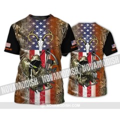 Unisex Shirt – Custom Name 3D Shirt – America Hunter BS1713