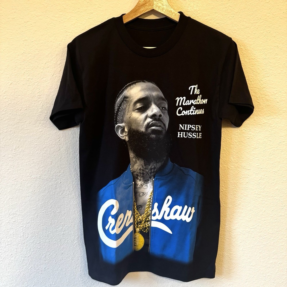 Nipsey Hussle Shirt Marathon Crenshaw Adult Large Black