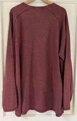 Dickies Temp-iQ Work T-Shirt Sz 3XL Performance Pullover Tee Maroon Long Sleeve