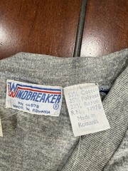 NWT Vintage 1970s Windbreaker Men’s L Heathered V-Neck Short Sleeve T-Shirt