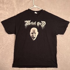 A1 Metal God One Day World Tour 2019 T Shirt Adult XL (Fits L) Black Mens