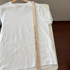 VINCE Shirt Mens Large White Heather Crew Neck Pima Cotton Short Sleeve Minimal