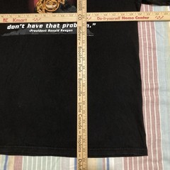 Vintage USMC US Marine Corps Ronald Reagan Quote T-Shirt Medium Y2K Gildan