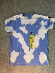 Travis Scott Astroworld Wish You Were Here Astronaut Tie Dye T Shirt Adult M.