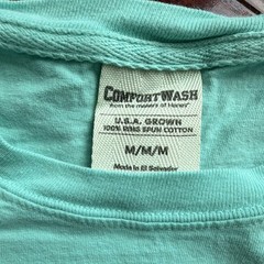 ComfortWash Women’s M Green Homegrown Truck Graphic Crew Neck Cotton T-Shirt