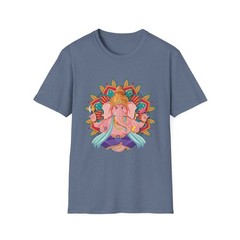 Ganesha Mandala T-Shirt | Colorful Hindu Elephant Illustration