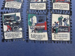 Vintage Coca-Cola Comic Cartoon Men’s Blue T-Shirt Size Large Made in USA 90s