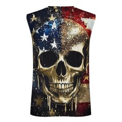 American Graphic Moisture Wicking 3D Tank Top