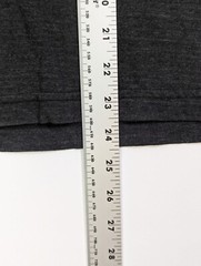 HOMAGE Script Logo T-Shirt Mens Medium Heather Charcoal Gray Tri-Blend USA Made