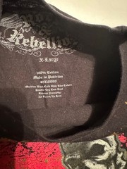 black label society xl t shirt , printed on both sides.multi colors