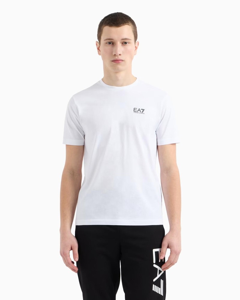 EA7 T SHIRT – WHITE/BLACK – 7M000567AF10375-M0003