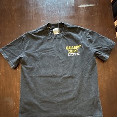 Gallery Dept. Men’s Black Graphic Print Cars Cotton Crew Neck T-Shirt Sz M