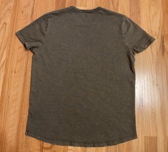 Marine Layer Vintage Heavy Slub Pocket T Shirt Mens Medium Green Cotton Casual