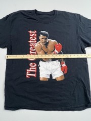 The Greatest Muhammad Ali Boxing Shirt Mens Black Graphic T-Shirt Sports Read