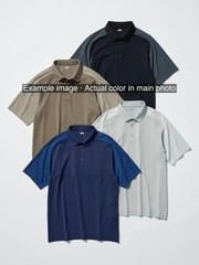 Genuine UNIQLO Broadcloth Shirt (Button-Down Collar) Stripe E BLACK MEN