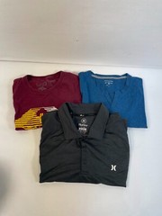 Lot of 3 pcs – Men’s Shirts Size L: Hurley, Banana Republic & other