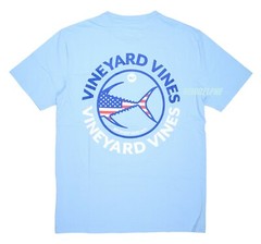 NWT Vineyard Vines Men SS Whale Pocket Crew Tee T-Shirt “TUNA USA EDITION”