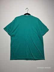 Brisco Apparel Men’s Green T-Shirt 100% Cotton Plain Pocket Blank Casual Size L