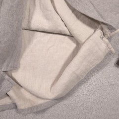 Cabela’s Henley Shirt Mens 2XL Gray Brown Long Sleeve Thermal Lined Raglan
