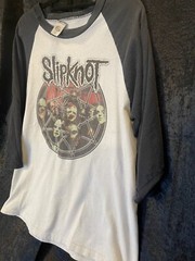Vintage Rare Slipknot Large Metal Band Iowa Shirt USA 🇺🇸3/4 Sleeve Very Worn