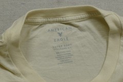 American Eagle Super Soft Standard Fit Cream T-Shirt Men’s Size XXL NEW