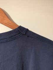 VTG University of Oxford T-Shirt Navy Blue Embroidered Crest Collegiate XL