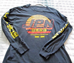 Fashion Nova Mens JPN International Racing Team 1990-1999 Black Shirt Large