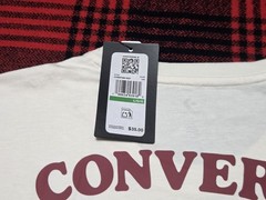 NWT Converse Men’s Beige Graphic Print Shortsleeve T-Shirt
