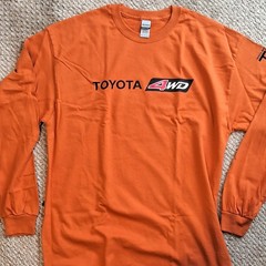 Toyota Long Sleeve T-shirt Pre-Owned Excellent Condition Size L, XL, 2XL
