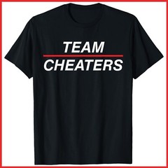Team Cheaters Black Cotton T-Shirt S-5XL