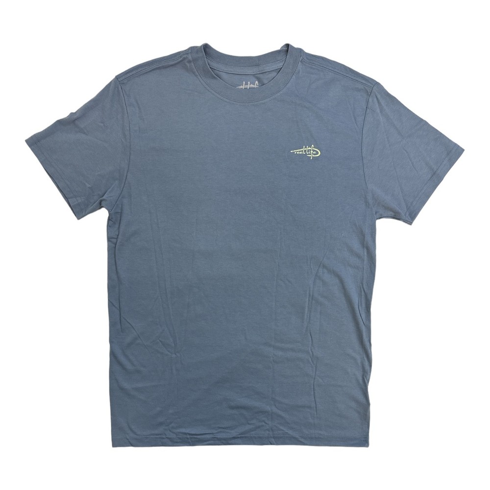 Reel Life Men’s Neptune Ocean Washed Short Sleeve Soft Lightweight Tee