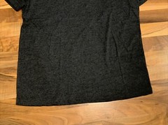 ABBOT & MAIN (Sz Medium) Men’s Basic V-Neck Tee T-Shirt Tri Blend Casual, Gray C