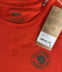 NWT Fjallraven 1960 Logo mens t shirt sz M orange