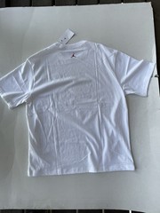 NWT Nike Air Jordan Sneaker Patch T-Shirt Men X-Large White Short Sleeve