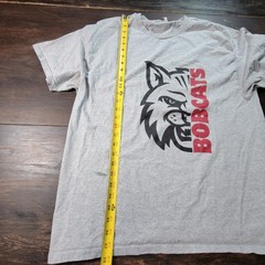 Hanes Mens Bobcat T-Shirt Size XL *Stains