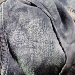 The Mountain T Shirt Long Sleeve Adult L Blue Tye Dye Lone Gray Wolf Nature