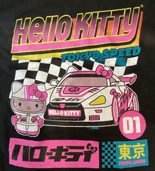 Sanrio Hello Kitty Tokyo Speed Tshirt Size Large