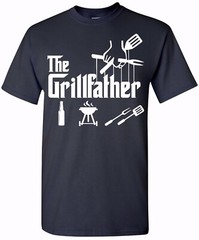 The Grillfather Funny T-Shirt Cotton T-Shirt for Dad – Stylish Everyday Wear