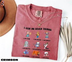I Can Do Hard Things Shirt, Children’s Book Characters Tee, Believe In Yourself