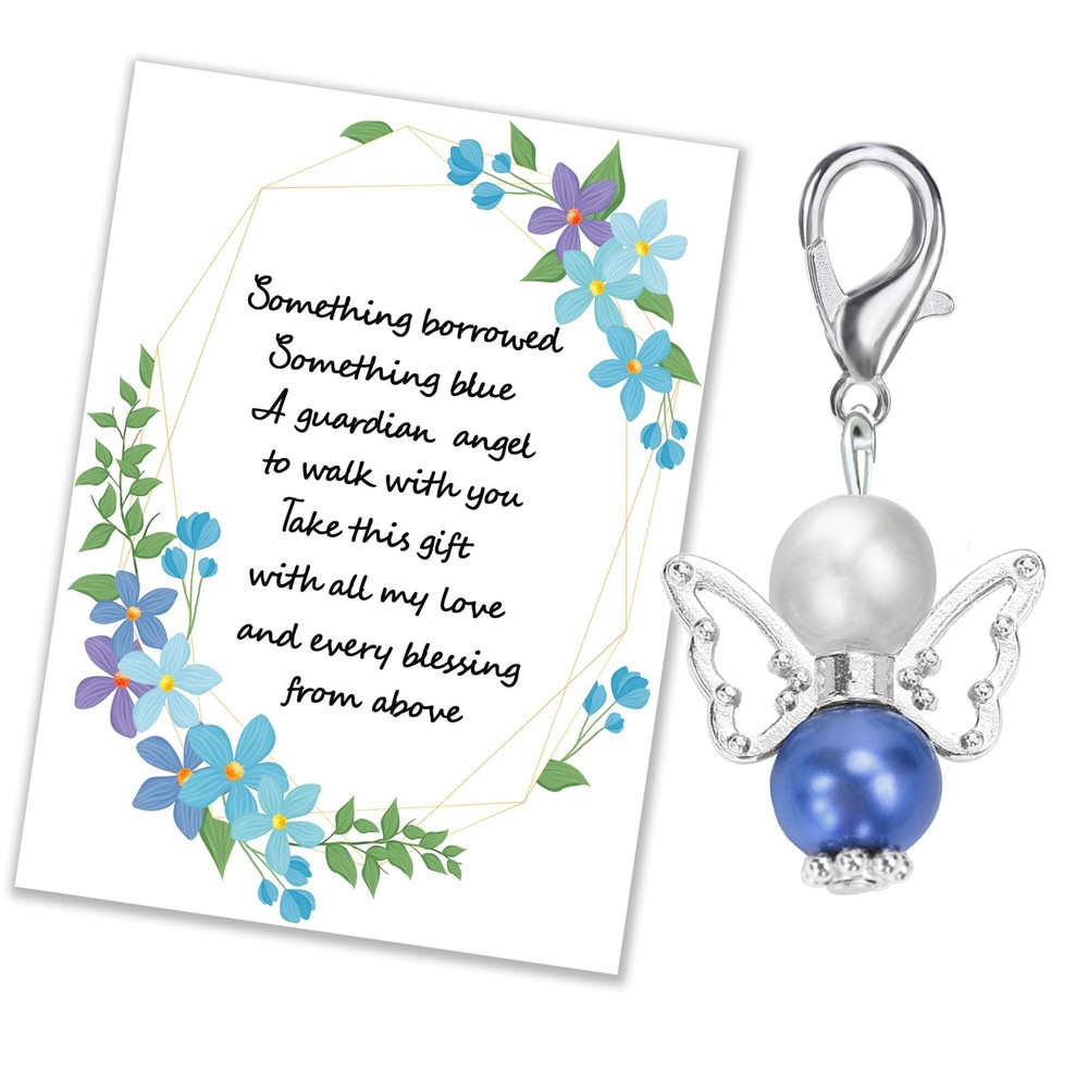 MKISHINE Something Blue for Bride to Be on Wedding Gifts Bridal Angel Bouquet…