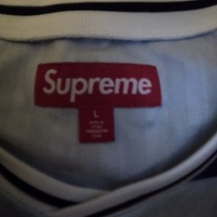 Authentic Supreme Black Sheep Tee SS24 Light Blue Black Graphic T-Shirt Mens L