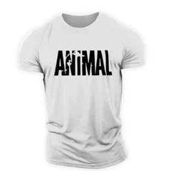 Mens Muscle Gym T-Shirts Short Sleeve Workout Athletic Bodybuilding Cotton Tee