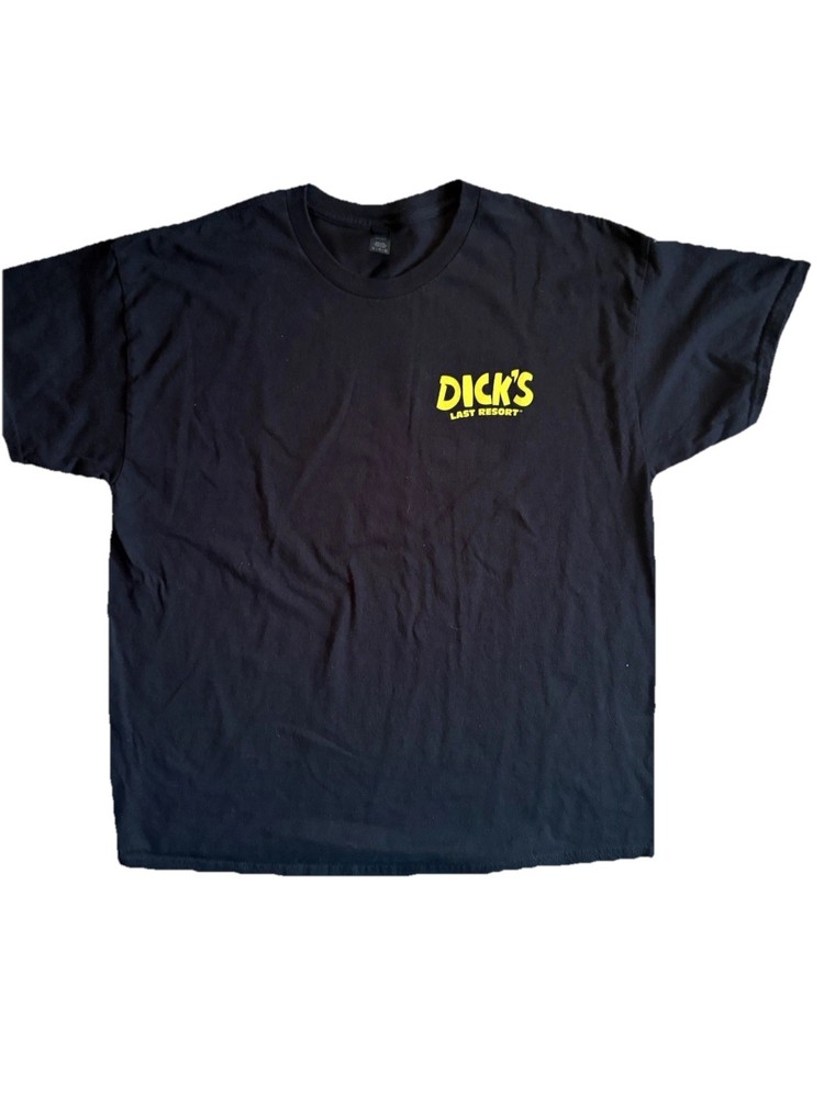Dick’s Last Resort DEA Cotton Gildan Men’s XL Black Logo Graphic S/S Tee